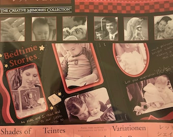 Creative Memories Red Photo Mounting Paper: 10”x12” Acid-Free