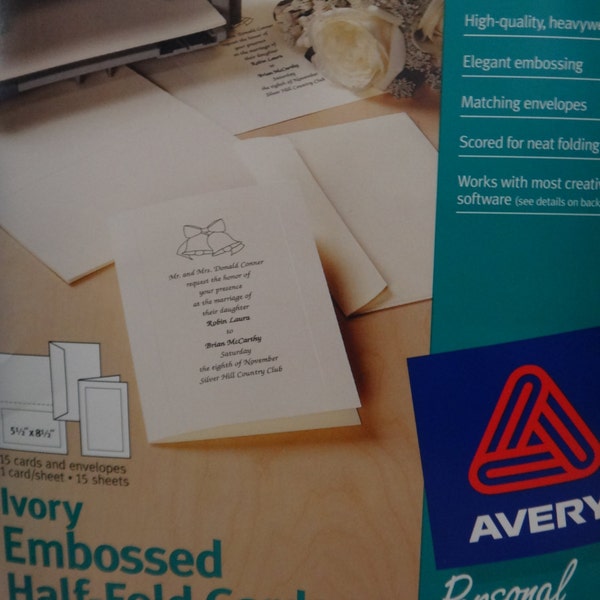 Embossed Card Stock Etsy