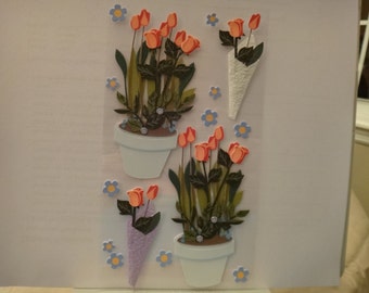 Jolee's Boutique - Rose Pots - SPBLG211 - 14 Stickers - New in Package - Wire2