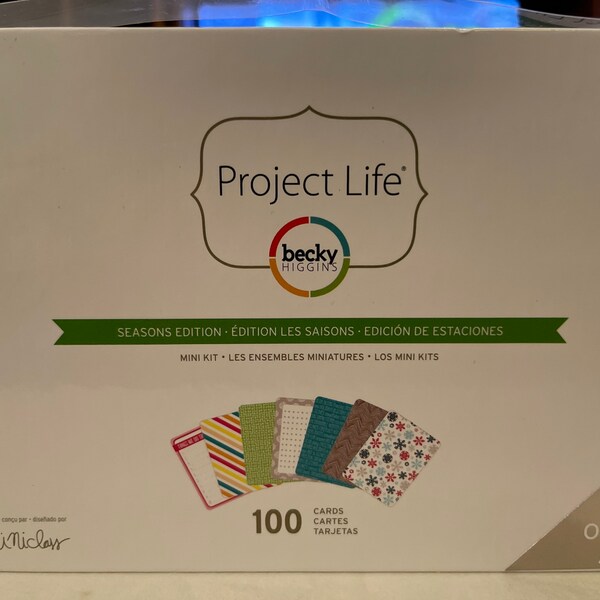 Project Life Cards - Etsy