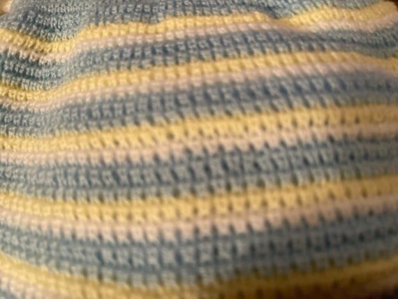 Vintage 1970’s Infant Boys Knit Overalls, Shirt a… - image 2
