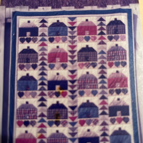 Free Shipping!  Cedar Creek - Quilt Pattern by North Woods - Designed by Barbara Nienow - 1994 - 50” x 58” - Complete Instructions - GB7