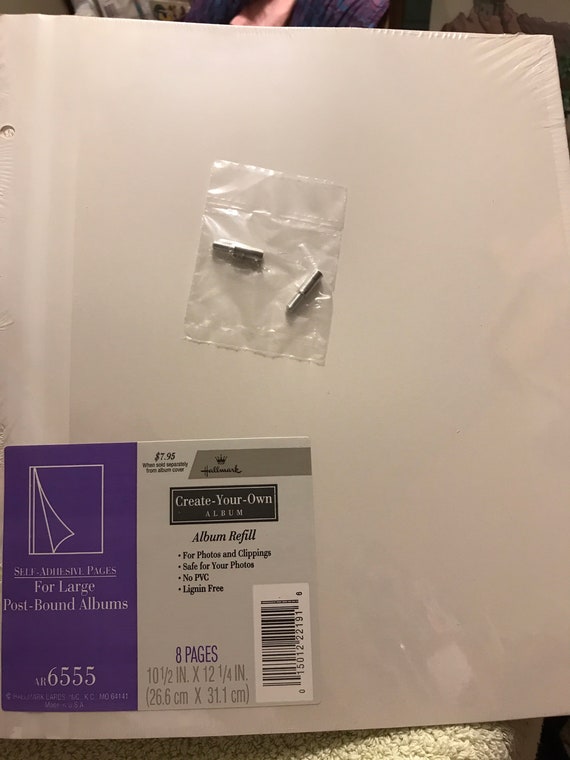 Hallmark AR6555 Album Refill New in Package 10 1/2 x 12 Etsy