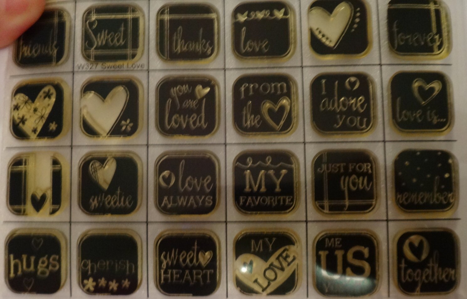 TWO Close to My Heart - W327- Sweet Love - C1422- Unity- My