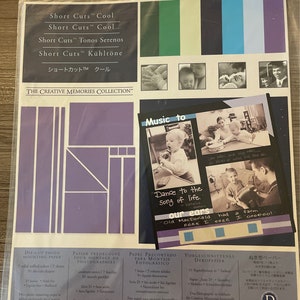 The Creative Memories Collection Short Cuts - Cool -  91 Borders and Other Shapes for Scrapbooking & Card Making - NIP - F3