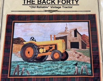 Tractor - “Old Reliable” Vintage Tractor - The Back Forty - CCD#109 - Quilted Appliqué Pattern - F2