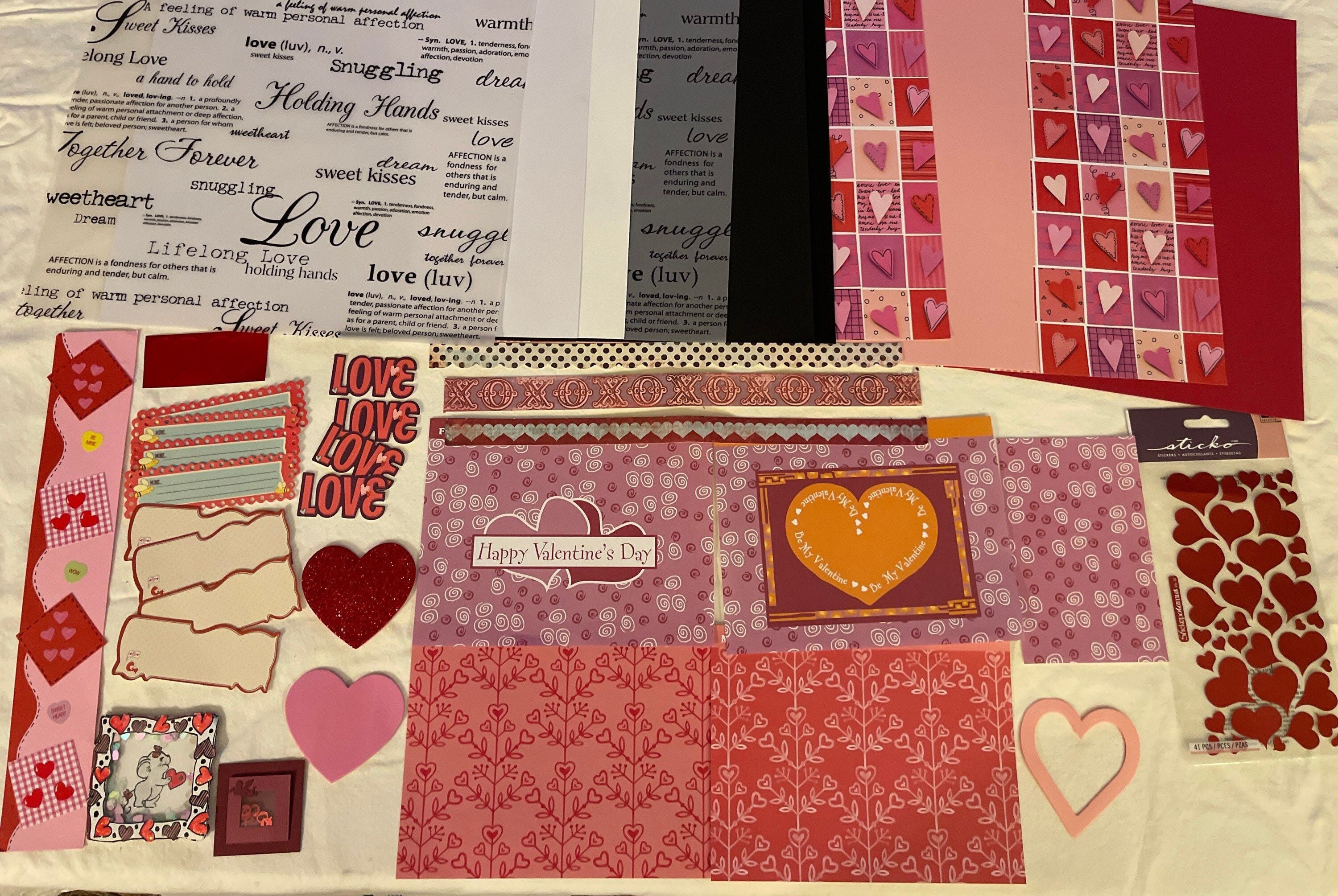 Gold Scrapbook Stickers, Sweetest Scrapbooking Supplies, Valentines  Stickers, Scrapbook Supplies, Love Stickers