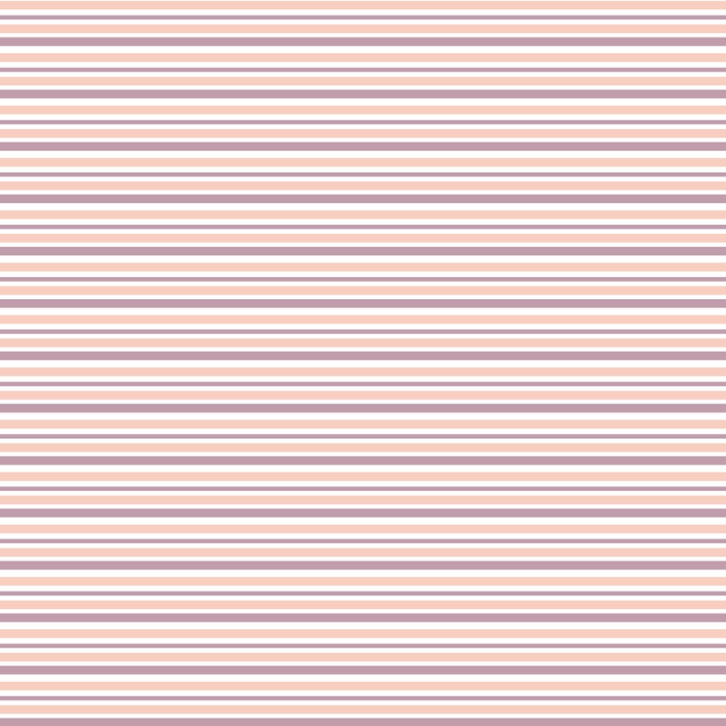 May include: A seamless pattern of horizontal stripes in shades of pink, peach, and white.