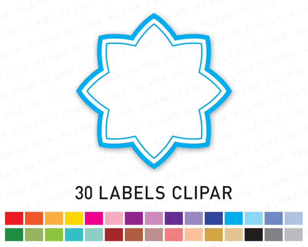 Labels Clipart: "digital Round Labels" Frame Clipart, Digital Frame ...