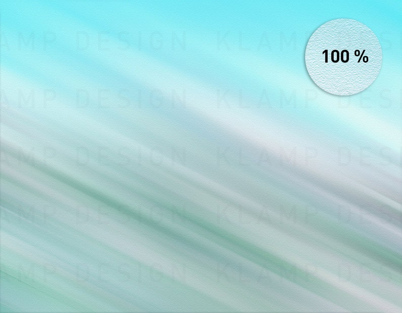May include: A light blue background with a white circle containing the text "100%". The background has a blurred, diagonal pattern.