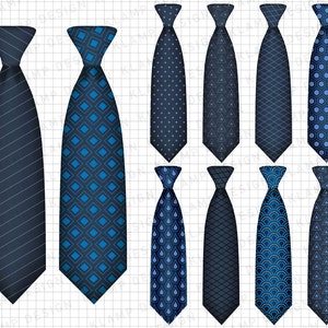 Necktie Clipart: "TIE CLIPART" Digital Scrapbook, Neck Tie Clipart, Fathers Day Clipart, Patterned Tie, Digital Ties, Tie Graphics, Dad, Man