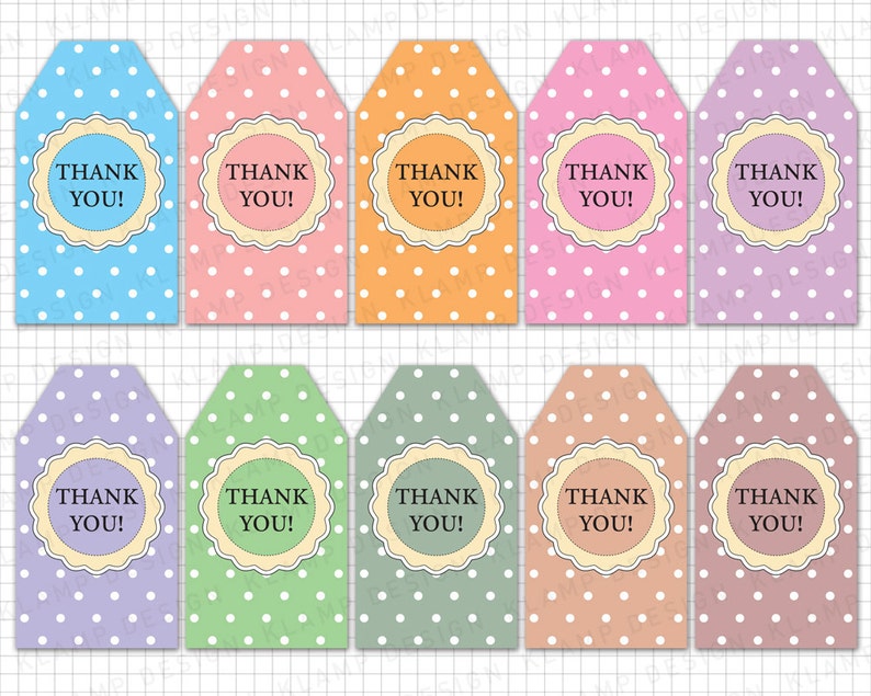 Printable Thank On your own Tags: \ image about Thank You Printable Tag referred to as Printable Thank Your self Tags: \