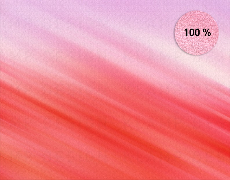 May include: Abstract background with a gradient of pink and red colors. The colors are blended together in a soft, flowing pattern. A white circle with the text "100%" is in the upper right corner of the image.