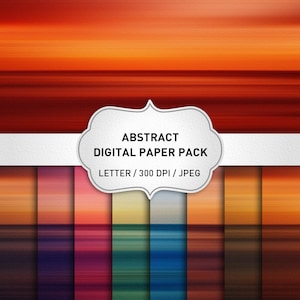 Abstract Digital Paper / Abstract Background, Digital Paper Pack, Colored Digital Paper Pack, Instant Download, Digital Backgrounds