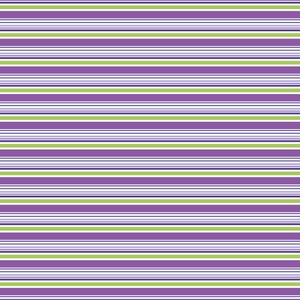 May include: A seamless pattern of horizontal stripes in shades of purple, green, and white.