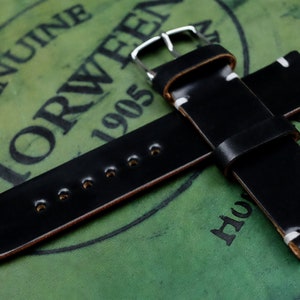 Horween cordovan watch strap best sale