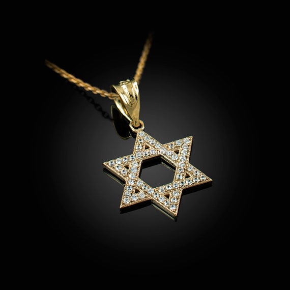 10K or rose étoile de David Chai Collier Pendentif