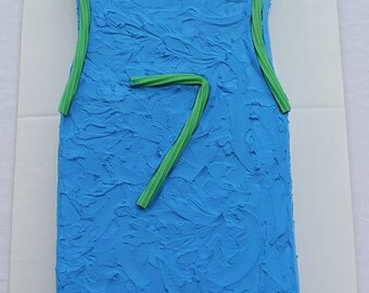 Modèle imprimable de gâteau découpé de chemise de basket-ball pour créer un gâteau en forme de maillot de basket-ball / gâteau découpé - anniversaire de garçons, basket-ball ascendant