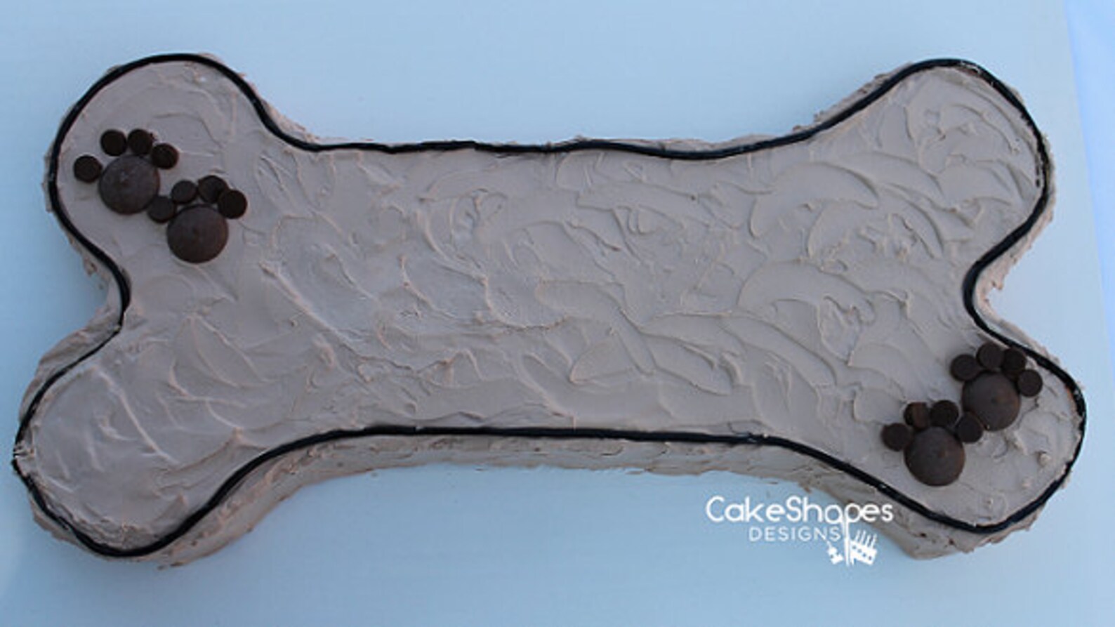 Printable Dog Bone Cutup Cake Pattern to Create a Dog Bone Etsy
