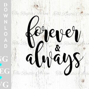 Forever & Always-2 Cut File