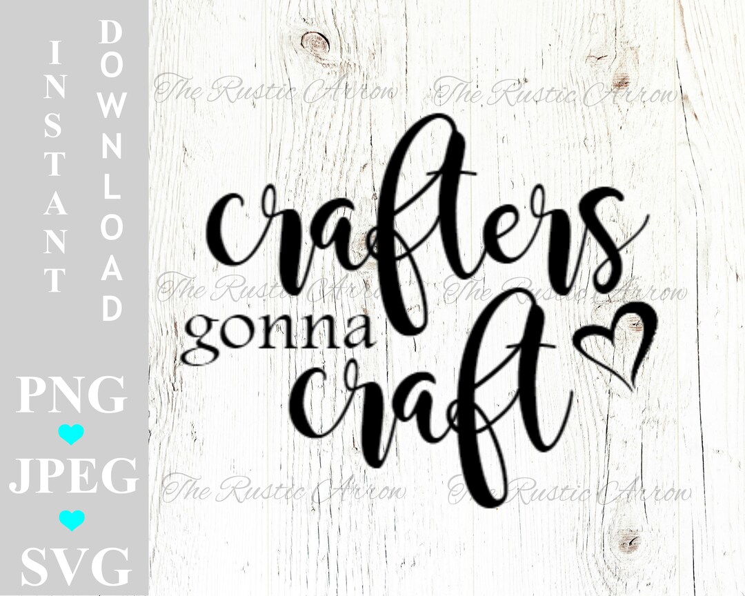 Crafters Gonna Craft Cut File - Etsy