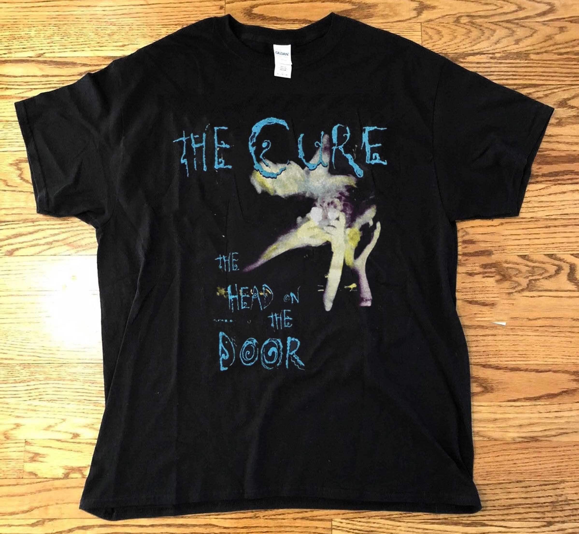 Discover The Cure Vintage 90s shirt, Head On The Door Tour T Shirt