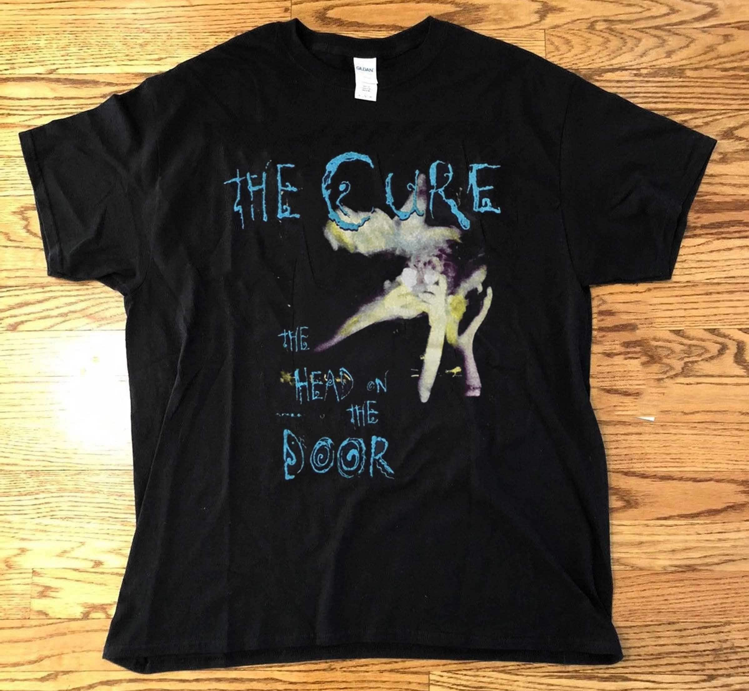 Discover The Cure Vintage 90s shirt, Head On The Door Tour T Shirt