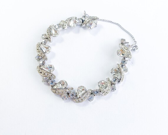 1950s Rhinestone Evening Bracelet | 50s Brilliant… - image 2