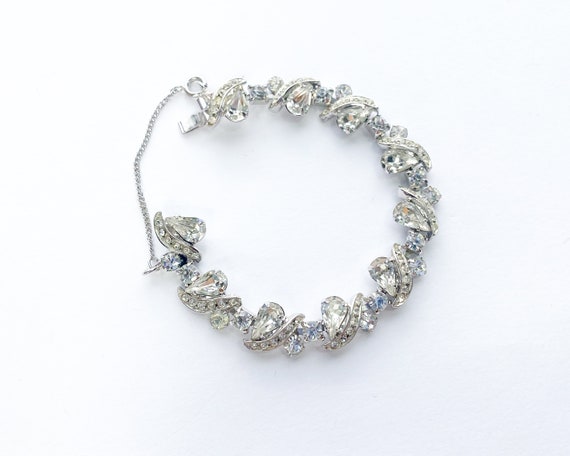 1950s Rhinestone Evening Bracelet | 50s Brilliant… - image 5