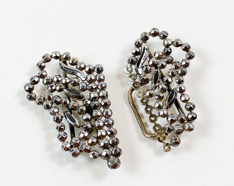 1930s Butterfly Marcasite Belt Buckle | Art Deco Fashion
