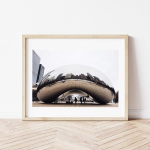Chicago Bean Photography Print, Wall Art, Chicago Print, Chicago Bean Print [Chicago Bean]