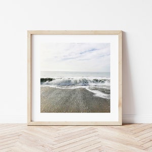 Malibu Beach Print, Wall Art, Los Angeles California Print, Malibu Ocean Waves Print [Ocean Waves]