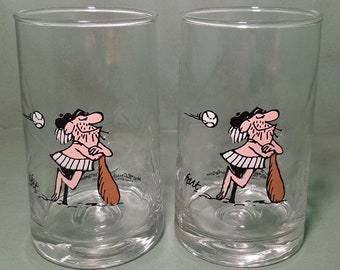 B.C John Hart BC Comic Fat Broad Ice Age Collector Series Arby/'s Glass Tumbler