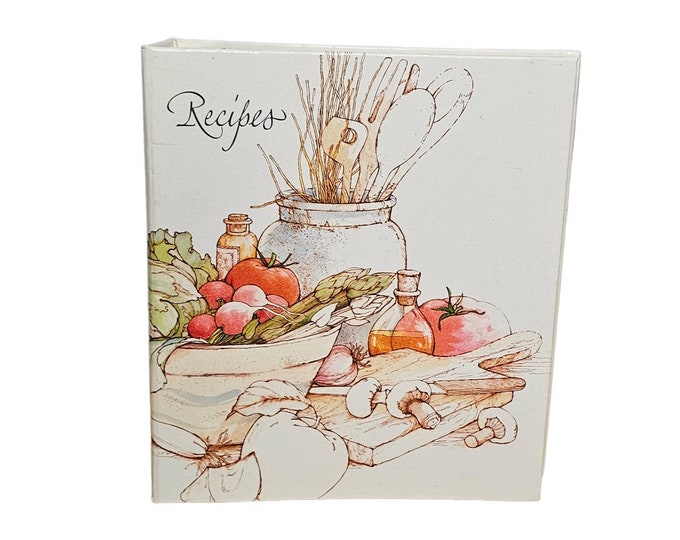 Vintage Hallmark Recipe Binder Organizer Etsy