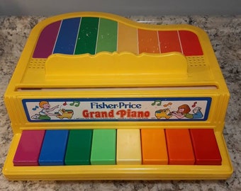 1986 Fisher Price Grand Piano Toy