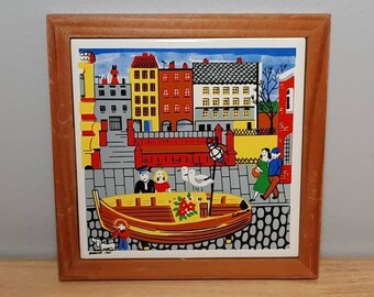 Vintage 1983 HiMark Trivet Wall Plaque
