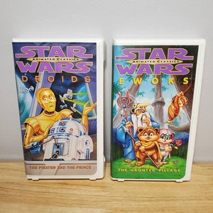 Vintage 1985 Star Wars Animated Classics VHS Tapes
