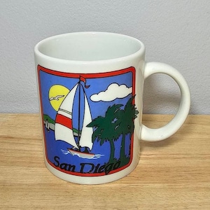 Vintage San Diego Souvenir Coffee Mug
