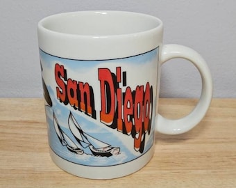 Vintage San Diego Souvenir Coffee Mug
