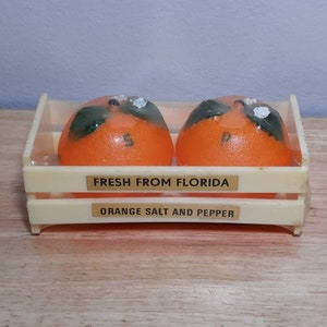 Vintage Oranges Salt & Pepper Shakers