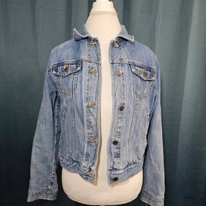 Vintage 90&#39;s Ralph Lauren Ladies Petite Large Denim Jean Jacket