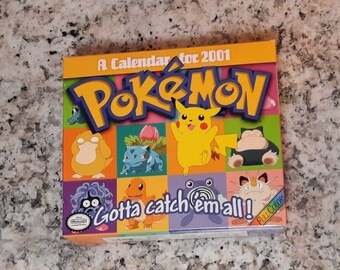 Calendrier Pokemon 2023 Pokemon Calendar | Etsy