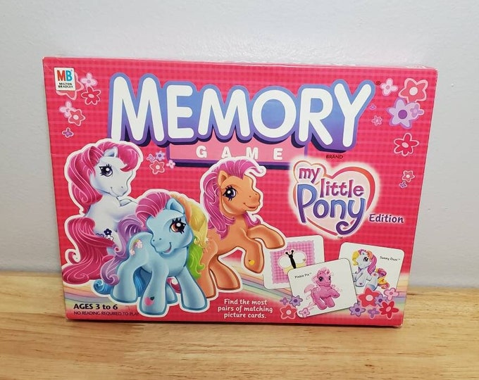 Mlp Memory Game 2003 Milton Bradley Memory Game My Little Pony Edition - Etsy