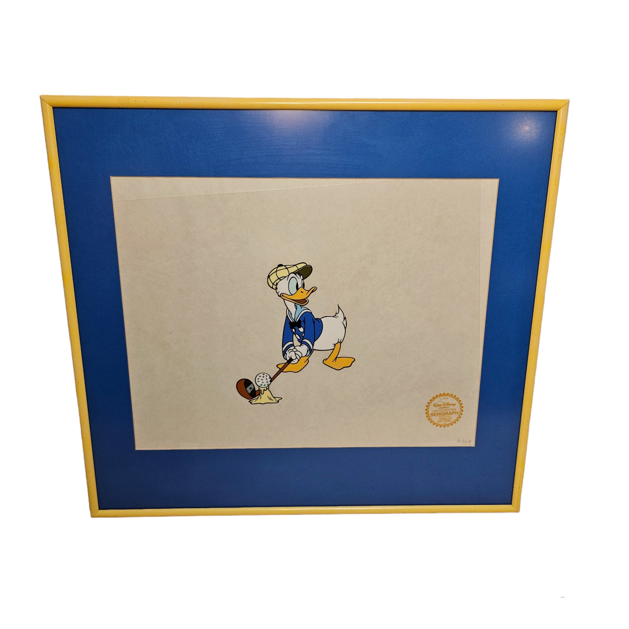 Vintage 1990 Walt Disney Company Limited Edition Authentic Framed