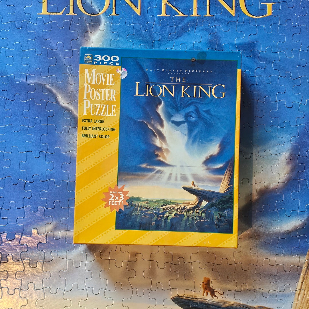 Walt Disney the Lion King 2'x3' Movie Poster 300 Piece Jigsaw Puzzle ...