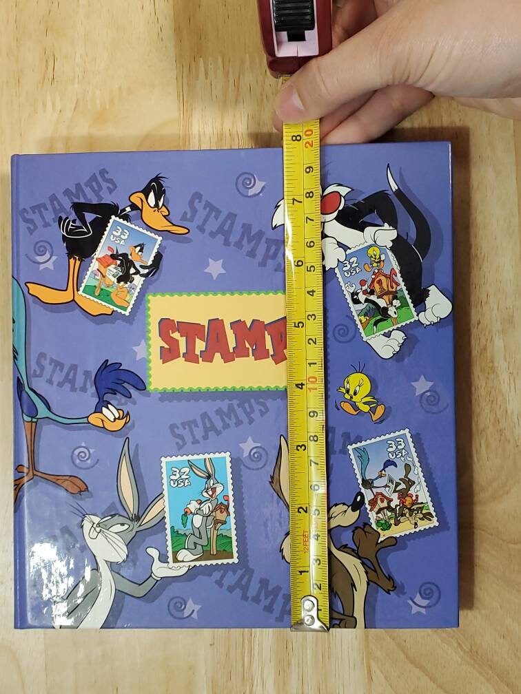 Vintage Y2K Warner Bros Looney Tunes USPS Stamp Collecting Album