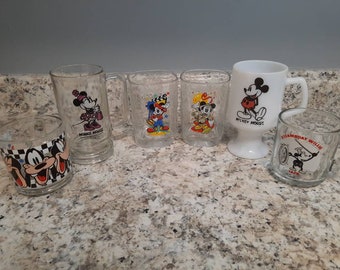 Vintage Disney Mickey Mouse Mug Minnie Mouse Mug Goofy Mug Disney Mug (Each Sold Separately)