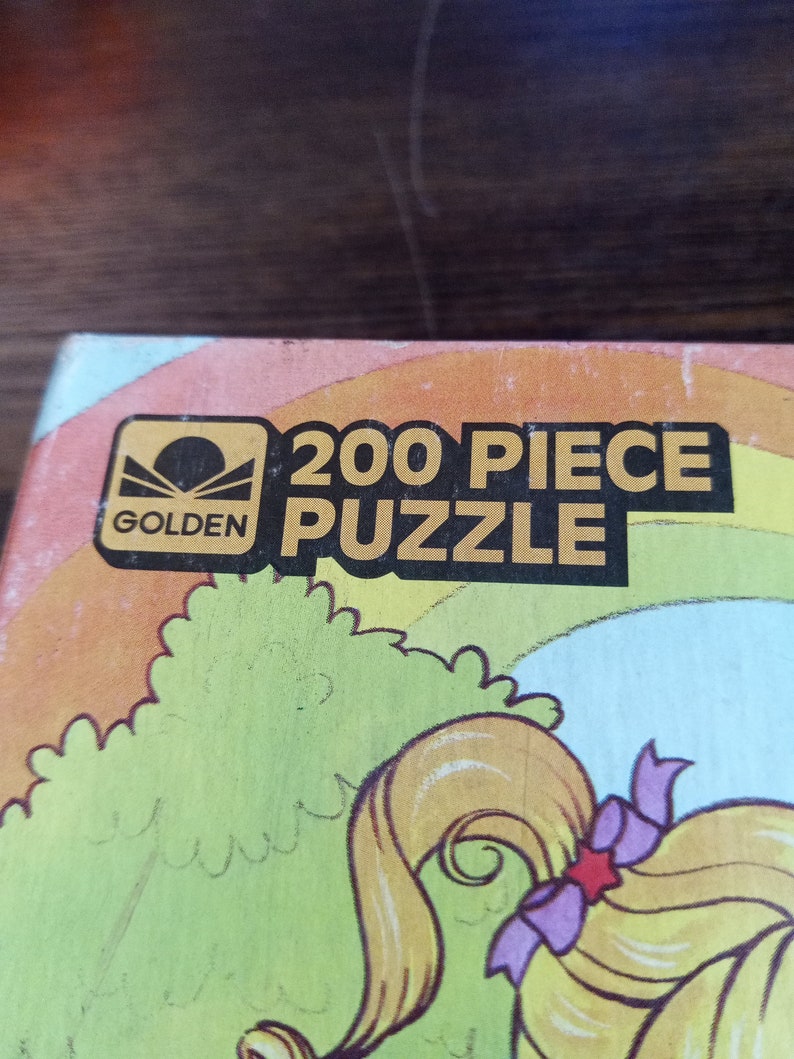 1983 Golden Rainbow Brite Jigsaw Puzzle