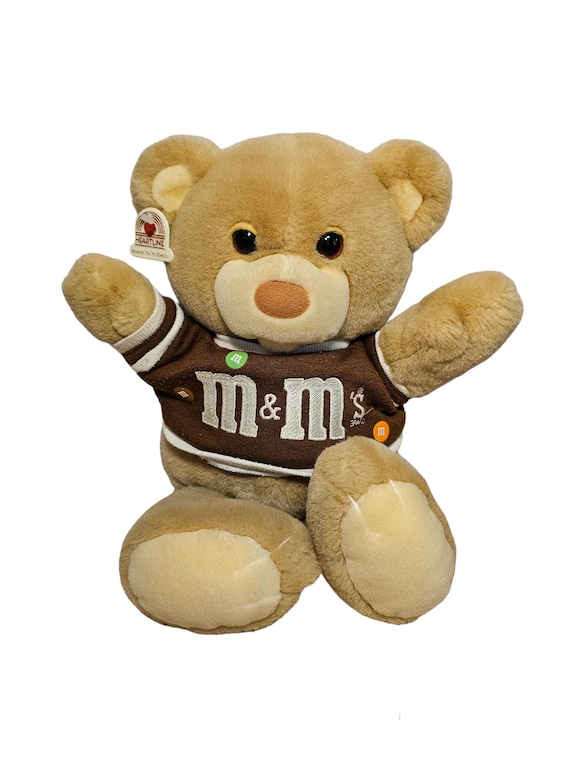 Vintage 1987 Heartline Mars M&M Teddy Bear Stuffed Animal - Etsy
