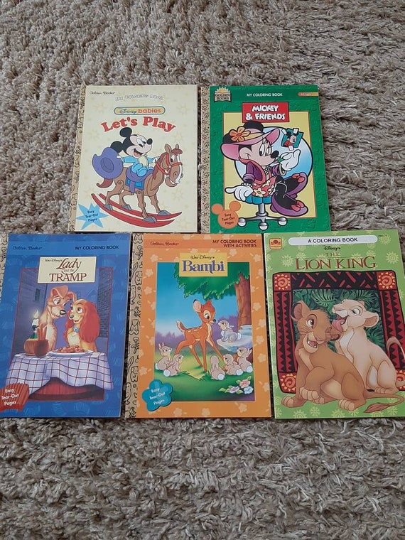 Walt Disney Best Of Disney Coloring Book New Old Stock